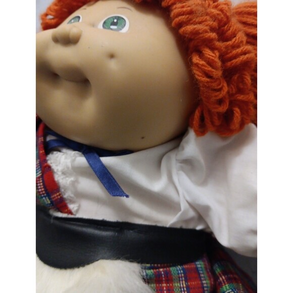 RARE!! VINTAGE 1982 ANN GRETA CABBAGE PATCH DOLL RED HAIR GREEN EYES Scotland - Picture 3 of 6